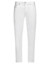 Dondup Man Pants White Size 32 Cotton