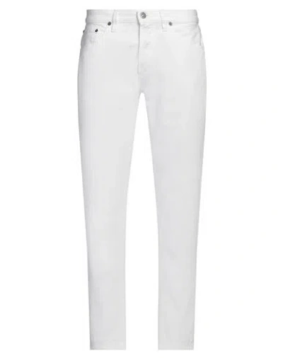 Dondup Man Pants White Size 32 Cotton