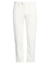 Dondup Man Pants White Size 36 Cotton, Elastane In White