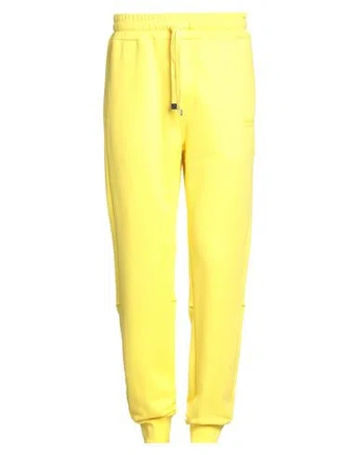Dondup Man Pants Yellow Size Xl Cotton