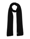 Dondup Man Scarf Black Size - Wool, Acrylic In Black
