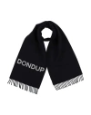 Dondup Man Scarf Midnight Blue Size - Virgin Wool In Blue