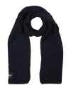 Dondup Man Scarf Midnight Blue Size - Wool, Acrylic