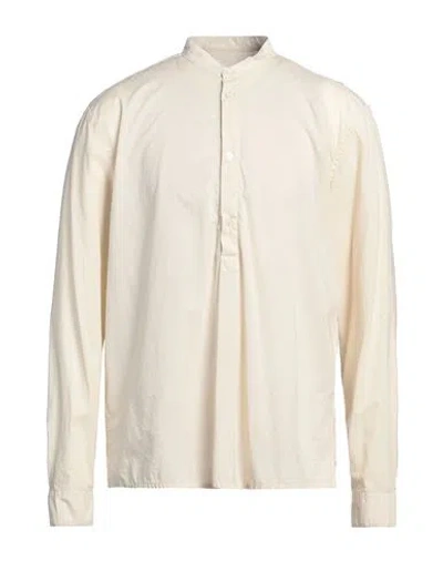 Dondup Man Shirt Beige Size Xl Cotton