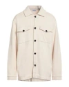 Dondup Man Shirt Beige Size Xxl Cotton