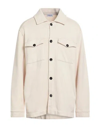 Dondup Man Shirt Beige Size Xxl Cotton