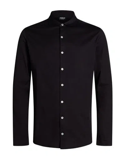 Dondup Man Shirt Black Size Xxl Cotton