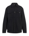 Dondup Man Shirt Black Size Xxl Cotton In Black
