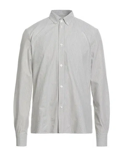 Dondup Man Shirt Grey Size M Cotton, Elastane