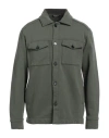 Dondup Man Shirt Military Green Size Xl Cotton