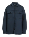Dondup Man Shirt Navy Size Xl Viscose, Elastane, Polyurethane