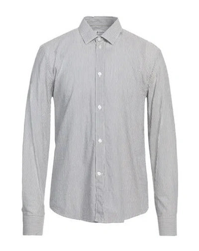 Dondup Man Shirt Slate Blue Size L Cotton