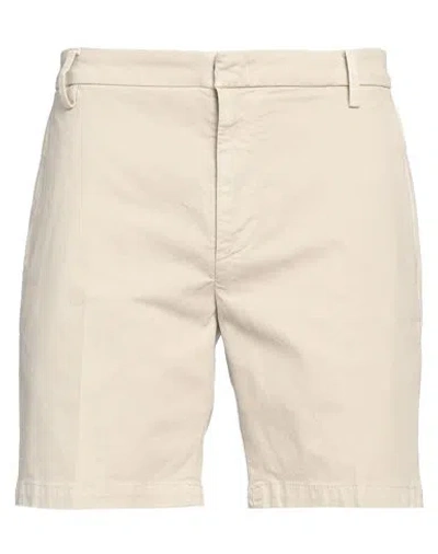 Dondup Man Shorts & Bermuda Shorts Beige Size 29 Cotton, Elastane