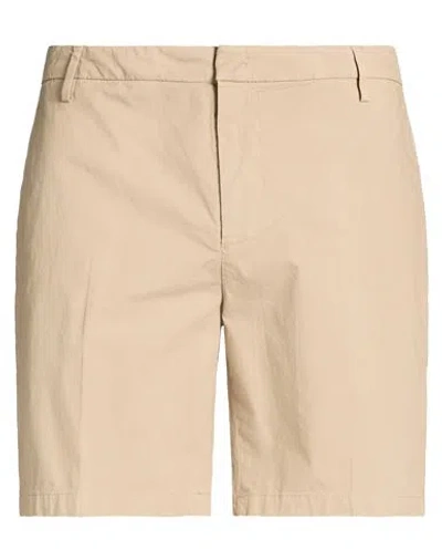 Dondup Man Shorts & Bermuda Shorts Beige Size 35 Cotton, Elastane In Neutral