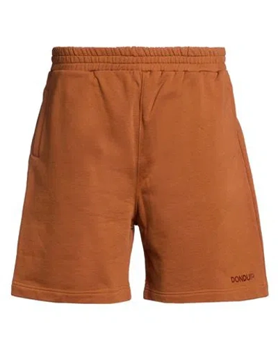 Dondup Man Shorts & Bermuda Shorts Brick Size Xxl Cotton In Multi