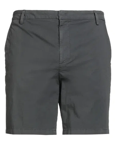 Dondup Man Shorts & Bermuda Shorts Grey Size 35 Cotton, Elastane In Gray