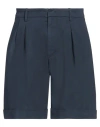 Dondup Man Shorts & Bermuda Shorts Midnight Blue Size 30 Cotton, Elastane