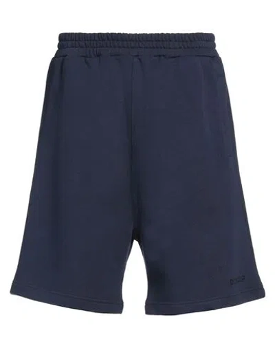 Dondup Man Shorts & Bermuda Shorts Navy Size M Cotton In Navy Blue