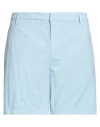 Dondup Man Shorts & Bermuda Shorts Sky Blue Size 35 Cotton, Elastane In Blue