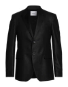 Dondup Man Suit Jacket Black Size 38 Wool, Polyamide, Polyester In Black
