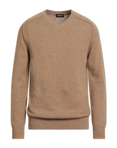 DONDUP DONDUP MAN SWEATER APRICOT SIZE 46 ALPACA WOOL, MERINO WOOL