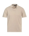 Dondup Man Sweater Beige Size 40 Cotton