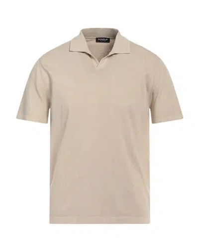 Dondup Man Sweater Beige Size 40 Cotton In Beige