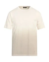 Dondup Man Sweater Beige Size 40 Cotton