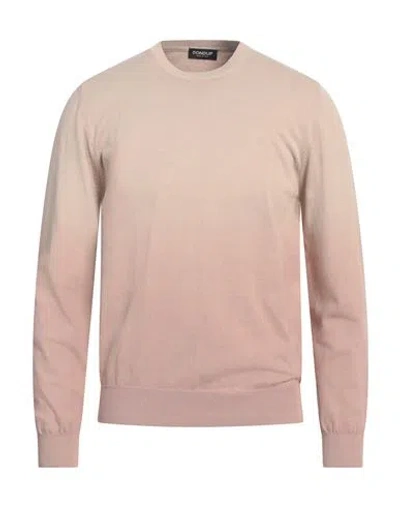 Dondup Man Sweater Beige Size 44 Cotton In Brown