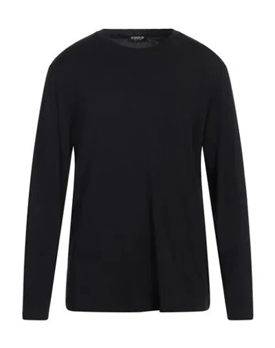 Dondup Man Sweater Black Size M Wool, Silk, Elastane