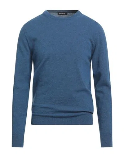 Dondup Man Sweater Blue Size 42 Merino Wool