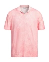 Dondup Man Sweater Coral Size 42 Cotton In Red