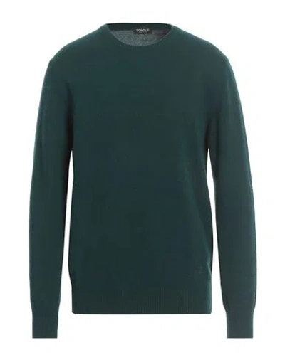 Dondup Man Sweater Dark Green Size 44 Merino Wool, Cashmere