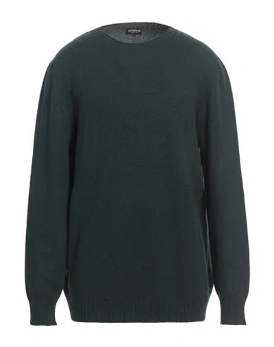 Dondup Man Sweater Dark Green Size 46 Cashmere