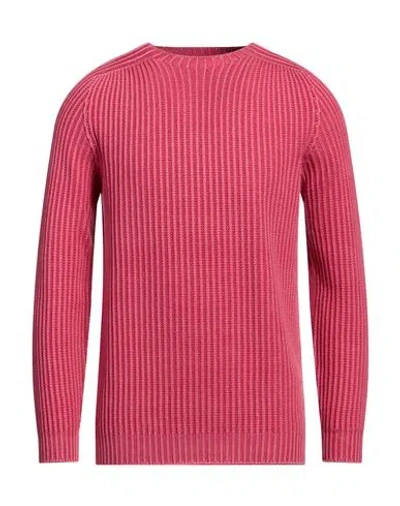 Dondup Man Sweater Fuchsia Size 46 Wool In Pink