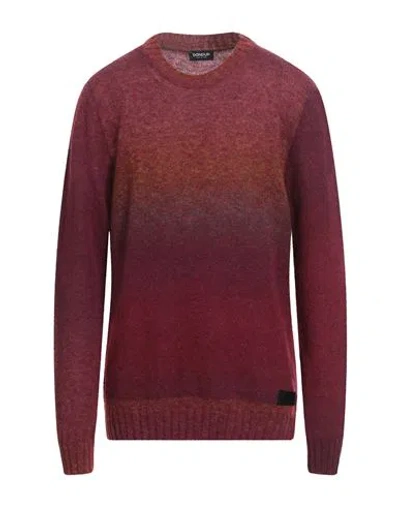 Dondup Man Sweater Garnet Size 44 Alpaca Wool, Wool, Polyamide