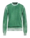 Dondup Man Sweater Green Size 40 Cotton