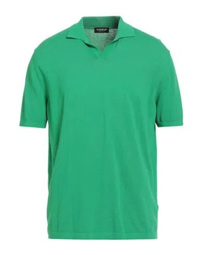 Dondup Man Sweater Green Size 40 Cotton
