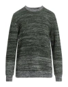 Dondup Man Sweater Green Size 42 Wool