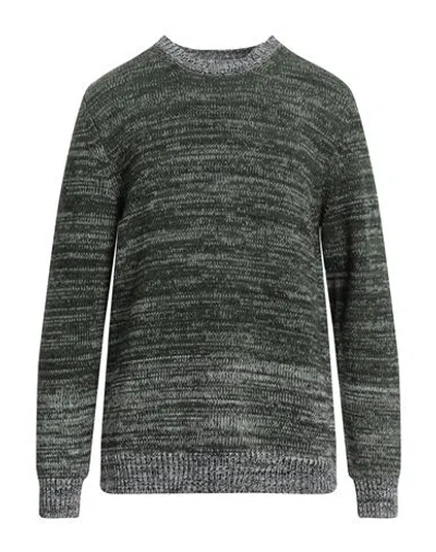 Dondup Man Sweater Green Size 42 Wool