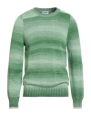Dondup Man Sweater Green Size 44 Cotton