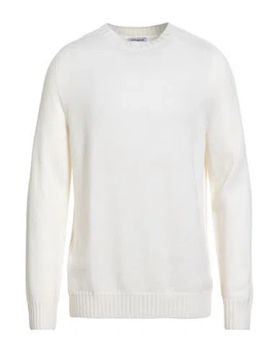 Dondup Man Sweater Ivory Size 44 Wool