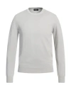 Dondup Man Sweater Light Grey Size 36 Cotton