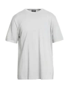 Dondup Man Sweater Light Grey Size 44 Cotton In White