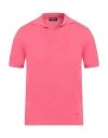 Dondup Man Sweater Magenta Size 36 Cotton In Pink