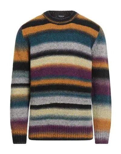 Dondup Man Sweater Marigold Size 42 Wool, Acrylic, Polyamide, Alpaca Wool In Yellow