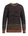 Dondup Man Sweater Midnight Blue Size 42 Wool