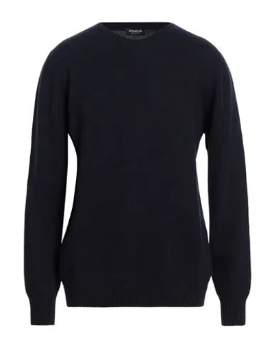 Dondup Man Sweater Midnight Blue Size 42 Cashmere