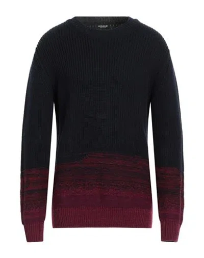 Dondup Man Sweater Midnight Blue Size 44 Wool