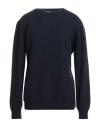 Dondup Man Sweater Midnight Blue Size 46 Cashmere